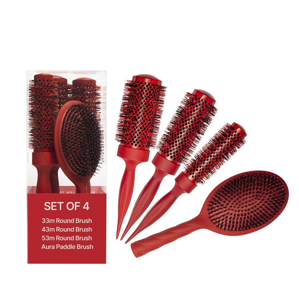 Cocco Aura HairBrush Combo